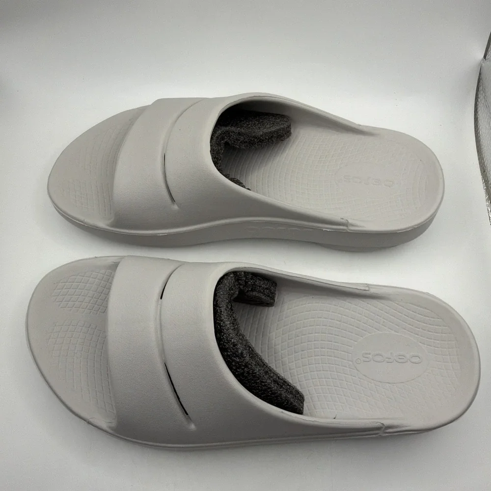 OOFOS OOAHH Nomad Moonstone Sandals EU 41 M8 W10 Recovery Comfort Shoes Unisex